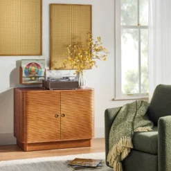 Vinyl Wall Hanging Storage Wood - Hearth & Hand⢠With Magnolia