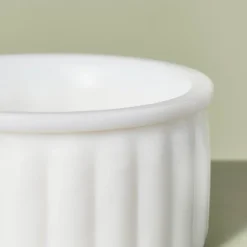 Ribbed Milk Glass Bathroom Trinket Dish White - Hearth & Hand™ With Magnolia -Modern Home Decor Shop GUEST 11692f3a 653d 42aa 857c 25e0fc7e1132