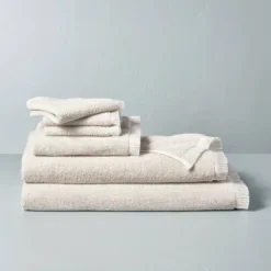 Microstripe Terry Cotton Bath Linens Taupe - Hearth & Hand™ With Magnolia -Modern Home Decor Shop GUEST 13e9335a de88 40ad 9488 747fe536691a