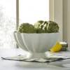Scalloped Edge Stoneware Serving Bowl Cream - Hearth & Hand™ With Magnolia