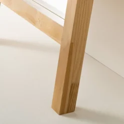 71" Standing Wood Framed Mirror Natural - Hearth & Hand™ With Magnolia -Modern Home Decor Shop GUEST 35db195e 7987 4933 82c1 b2b22975adb3