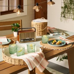 Vintage Wood Finish AM/FM Radio And Bluetooth Speaker - Hearth & Hand⢠With Magnolia