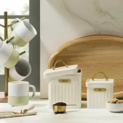 Metal Tea Tin Cream/Brass - Hearth & Hand⢠With Magnolia