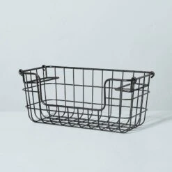 Stacking Wire Storage Basket Matte Black - Hearth & Hand™ With Magnolia -Modern Home Decor Shop GUEST 7f465f04 db4c 47cf 9411 7c8a601ab948