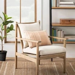 16"x42" Variegated Stripe Lumbar Throw Pillow - Hearth & Hand⢠With Magnolia