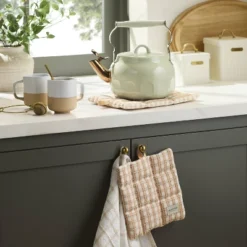 2qt Stainless Steel Arch Cutout Teapot Serene Green - Hearth & Hand™ With Magnolia