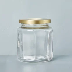 Sculpted Glass Canister Clear/Brass - Hearth & Hand™ With Magnolia 9 Sculpted Glass Canister Clear/Brass - Hearth & Hand™ With Magnolia -Modern Home Decor Shop GUEST 915af183 2194 4587 ac6b 1c8b82b24702