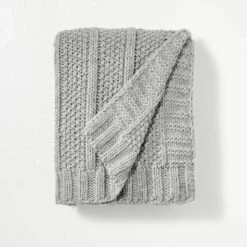 Chunky Textured Knit Throw Blanket - Hearth & Hand™ With Magnolia -Modern Home Decor Shop GUEST 967ad06b d7d1 4d74 abd1 aecc023f20eb