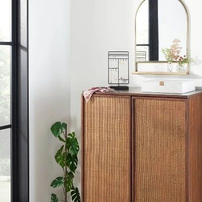 Fabric Divided Jewelry Box Cream - Hearth & Hand™ With Magnolia 1 Fabric Divided Jewelry Box Cream - Hearth & Hand™ With Magnolia