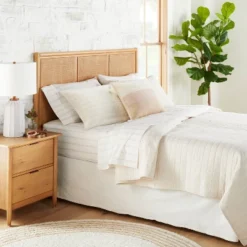 Channel Stitch Heathered Quilt - Hearth & Hand™ With Magnolia -Modern Home Decor Shop GUEST a3b71507 25f8 46aa a5f4 34c20fa9cbc3