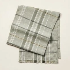 Textured Fall Plaid Woven Table Runner Sage Green - Hearth & Hand™ With Magnolia -Modern Home Decor Shop GUEST a800a163 ae14 453d be3d b6a7d83e8d6e