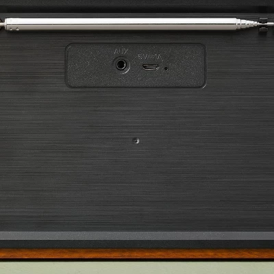 Vintage Wood Finish AM/FM Radio And Bluetooth Speaker - Hearth & Hand™ With Magnolia 4 Vintage Wood Finish AM/FM Radio And Bluetooth Speaker - Hearth & Hand™ With Magnolia - Image 4