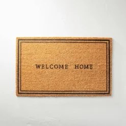 Welcome Home Coir Doormat Tan/Black - Hearth & Hand™ With Magnolia -Modern Home Decor Shop GUEST e0df802f 5d22 49c4 8569 c660416bbdb1