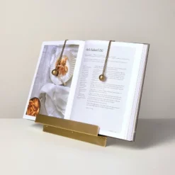 Brass Cookbook Holder With Weighted Chains - Hearth & Hand™ With Magnolia 5 Brass Cookbook Holder With Weighted Chains - Hearth & Hand™ With Magnolia -Modern Home Decor Shop GUEST e6eec2dd e35d 451b b4ca ac73b7f2022e